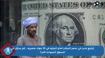 تراجع جديد في سعر الدولار أمام الجنيه في 10 بنوك مصرية.. كم سجّل في السوق السوداء الآن؟